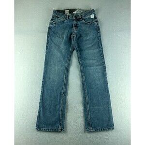 Liberated By Volcom Mens Jeans Blue Tag Size 28 (29x31) Bootcut Medium Wash